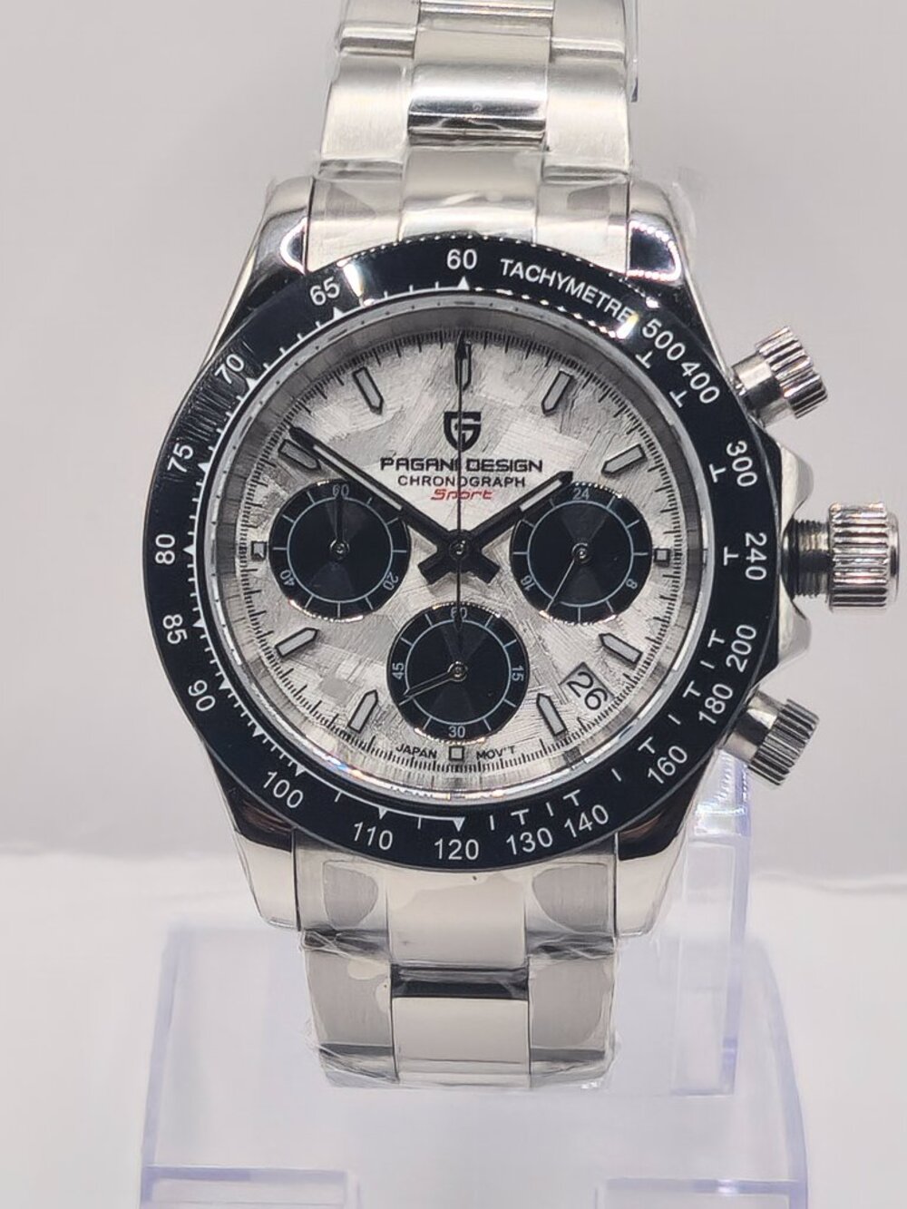 PAGANI DESIGN 2024 New PD-1644 Meteorite Dial 100M Sapphire Glass Chronograph